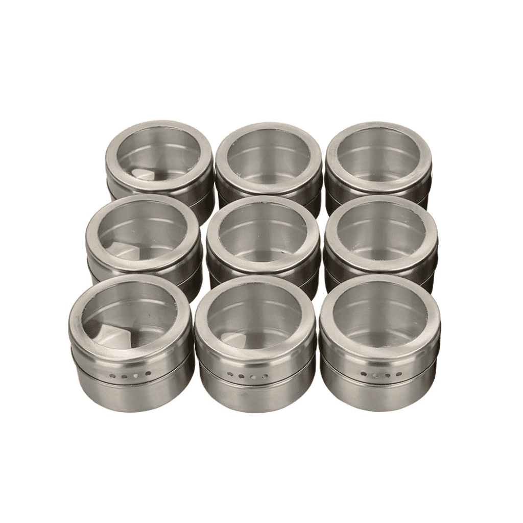 Petit Pot Blanc Céramique Bois 260ml - Rangements à Épices