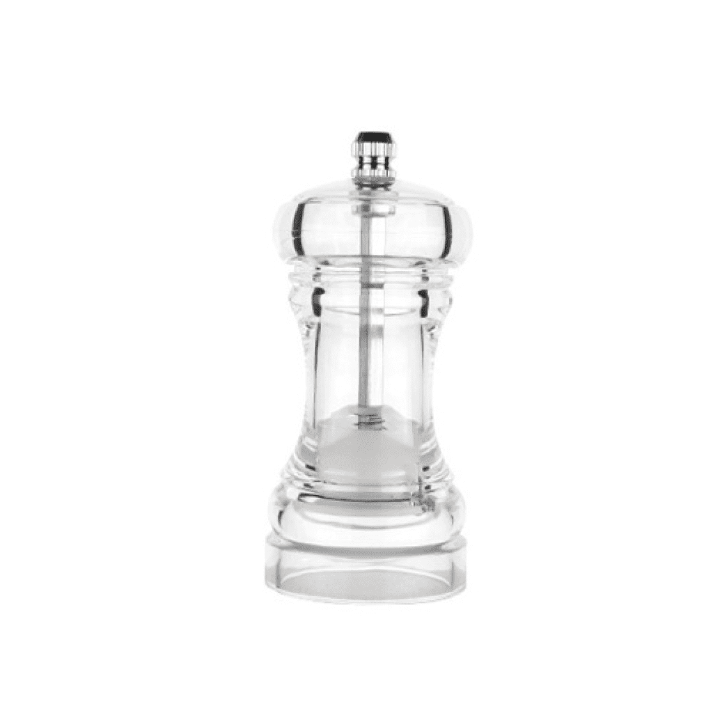Ibili Moulin à Sel Et Poivre Transparent 14 Cm - Moulin Céramique Réglable