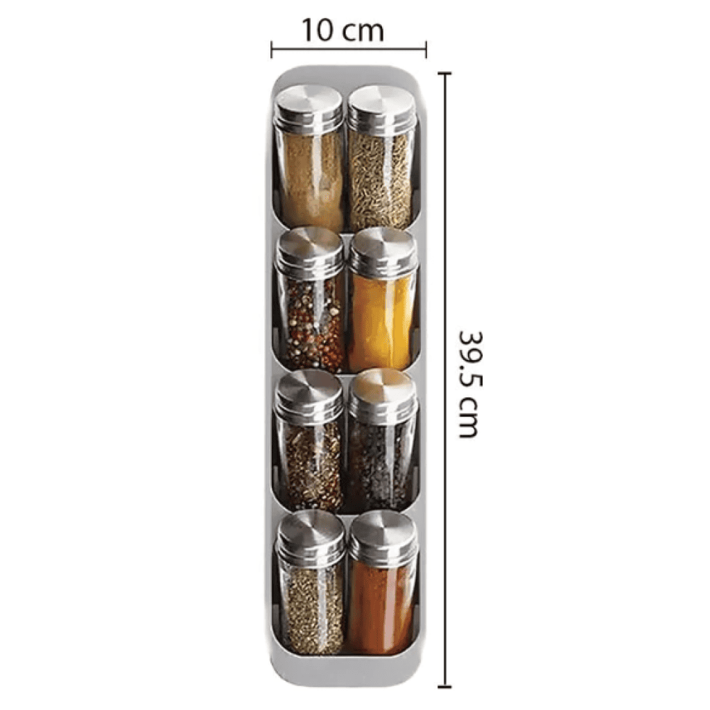 Rangement épices Tiroir Extensible SIMSPEAR - 4 étages, 23 à 46 Cm, Organisation Facile - 2