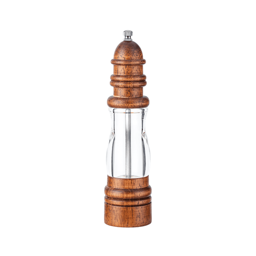 Moulin à Sel Et Poivre Transparent Pour Table De Cuisine 21cm Pierre Gourmet 95594038