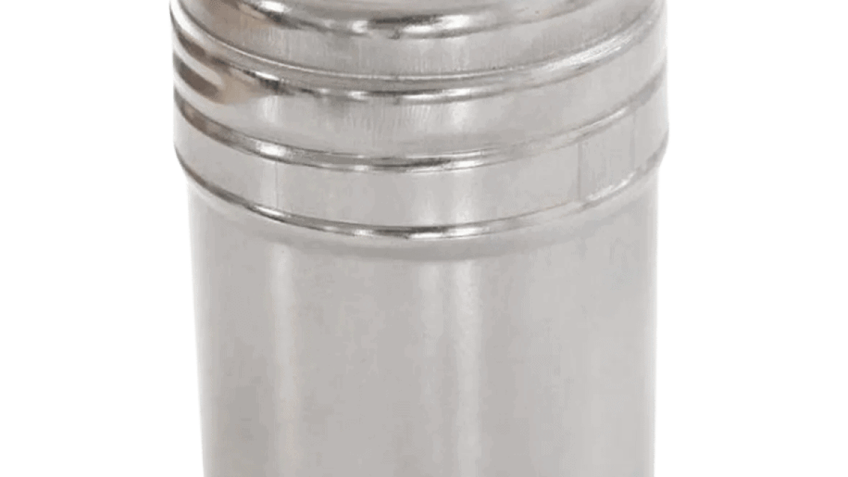 Petite Salière/poivrière Ibili - Inox Et Verre, Design Argenté, Lavable Au Lave-vaisselle