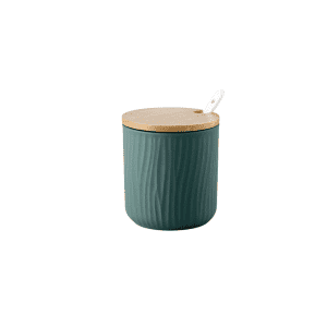Pot Épices Céramique Bois 8cm Vert