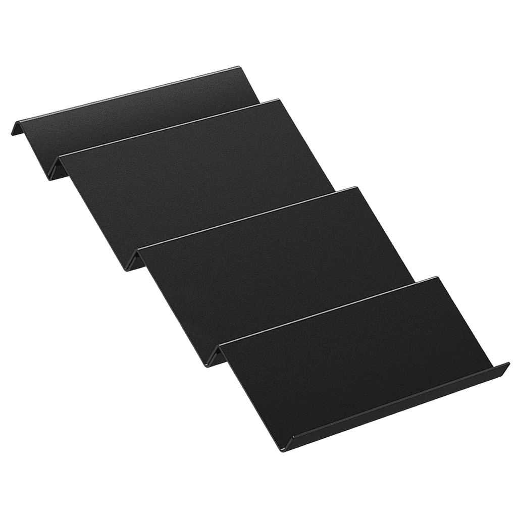 Organisateur Tiroir à Épices Réglable En Acrylique Extensible 20-40 Cm - Range Épices Cuisine Noir