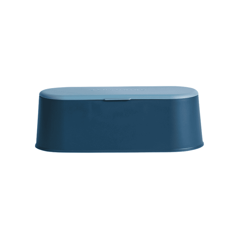 Pot De Rangement Umbra Allira Grand En Verre Bleu - Neuf, Hauteur 16 Cm, Référence 1015411-060, Design Moderne