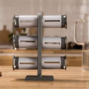 Porte Épices Magnétique 6 Pots 23cm 1