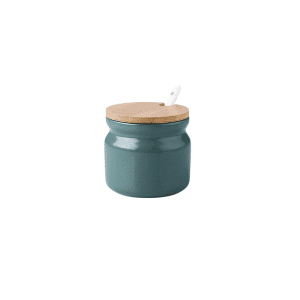 Pot Céramique Bambou pour Épices 300ml Bleu