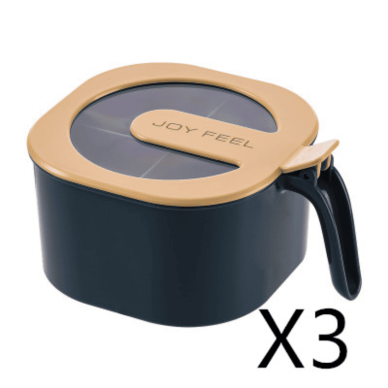 LEEPAT Lot de 2 pots à épices avec couvercle rotatif, en verre borosilicate, pots à épices de 150 ml avec 4 types de trous d'épices pour épices ou herbes dans la cuisine LEEPAT Lot de 2 pots à épices avec couvercle rotatif, en verre borosilicate, pots à épices de 150 ml avec 4 types de trous d'épices pour épices ou herbes dans la cuisine