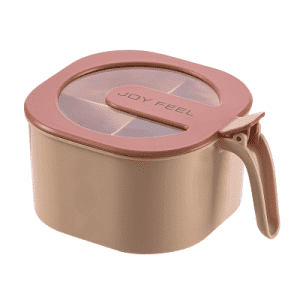 Boîte Range Épices 4 Compartiments Rose