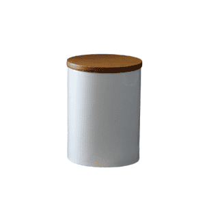 Pot Céramique Blanc Bambou 650ml