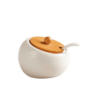 Pot Céramique Couvercle Bois