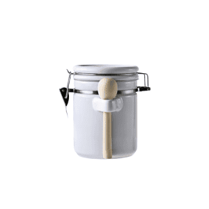 Pot Scellé Alimentaire Céramique Blanc 1000ml